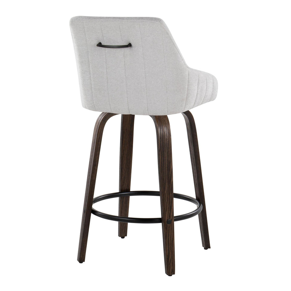 Hannah 26" Fixed-Height Counter Stool - Set of 2