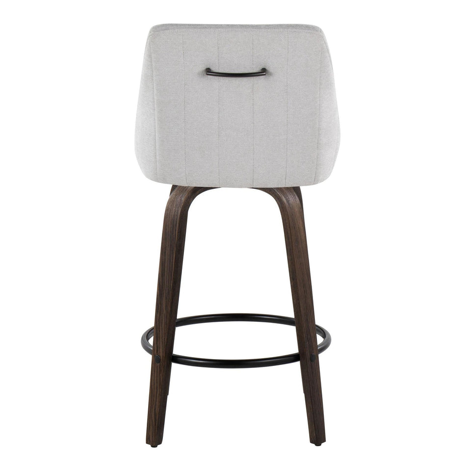 Hannah 26" Fixed-Height Counter Stool - Set of 2