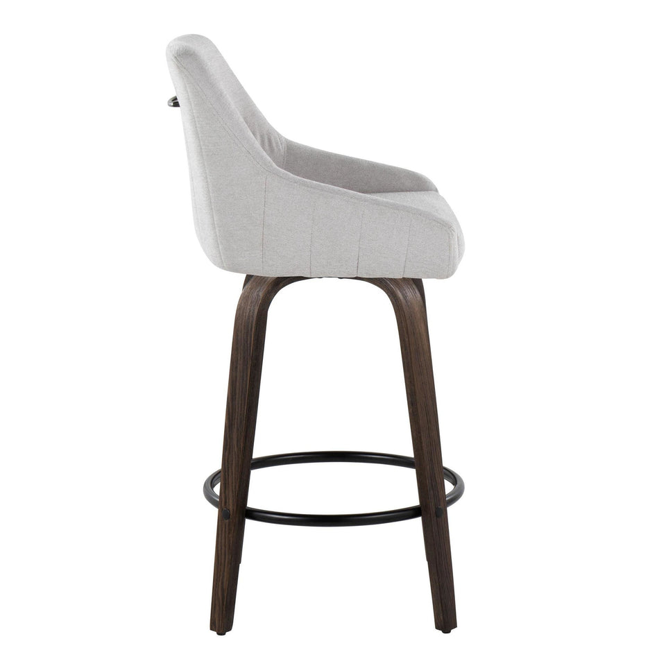 Hannah 26" Fixed-Height Counter Stool - Set of 2