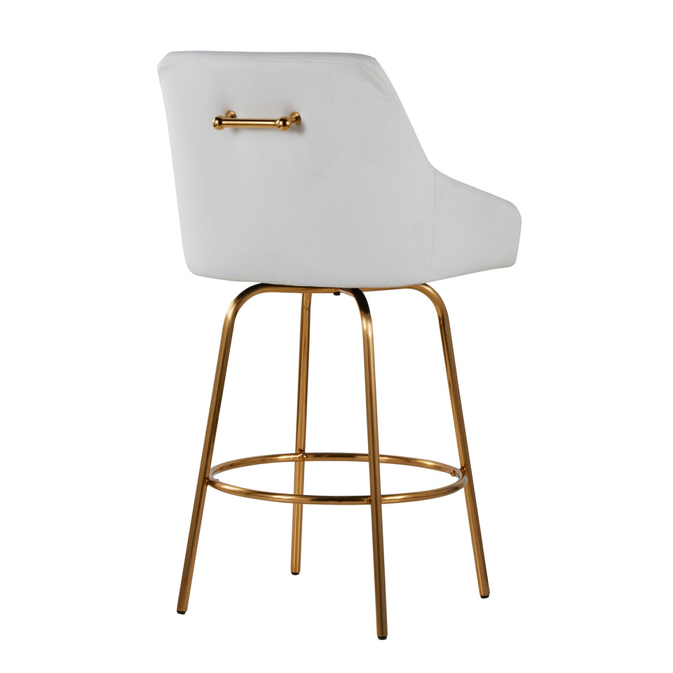 Hannah 26" Fixed-Height Counter Stool - Set of 2
