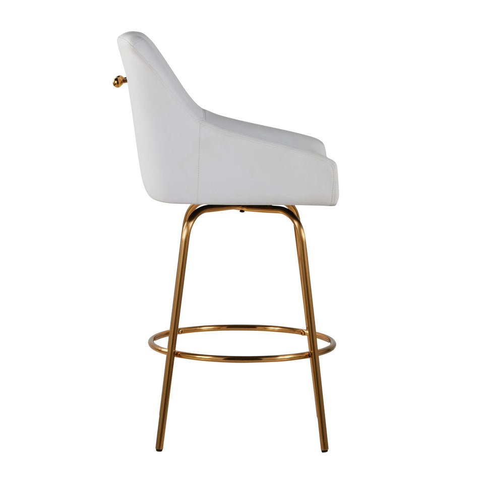 Hannah 26" Fixed-Height Counter Stool - Set of 2