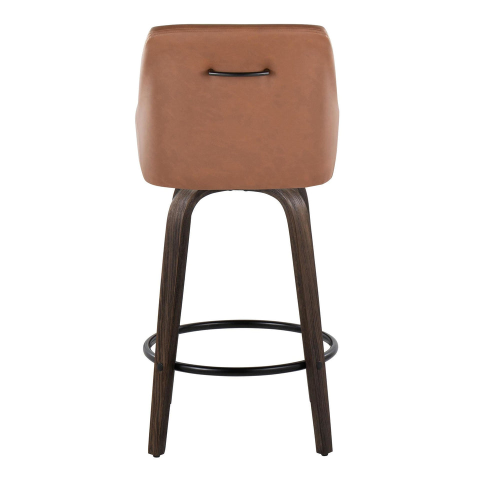 Hannah 26" Fixed-Height Counter Stool - Set of 2
