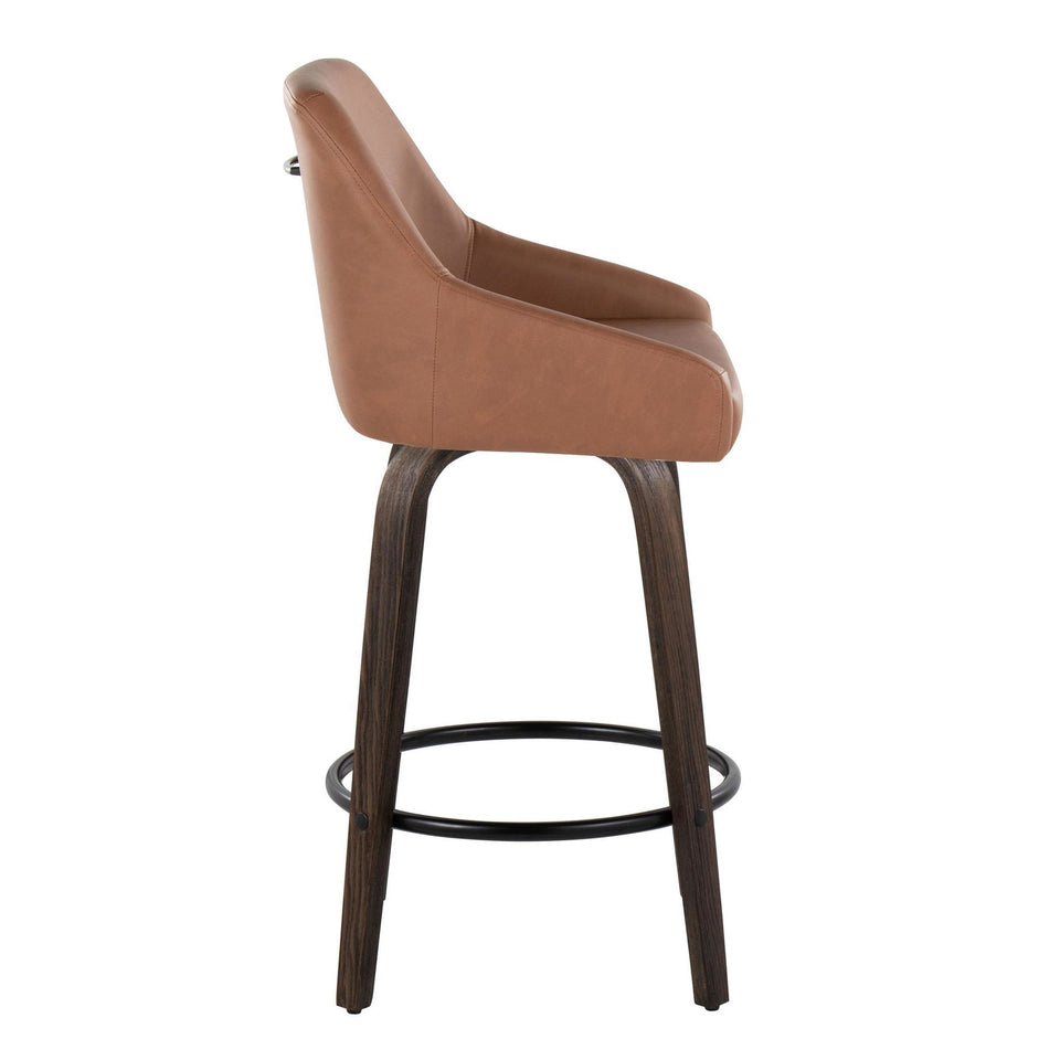 Hannah 26" Fixed-Height Counter Stool - Set of 2
