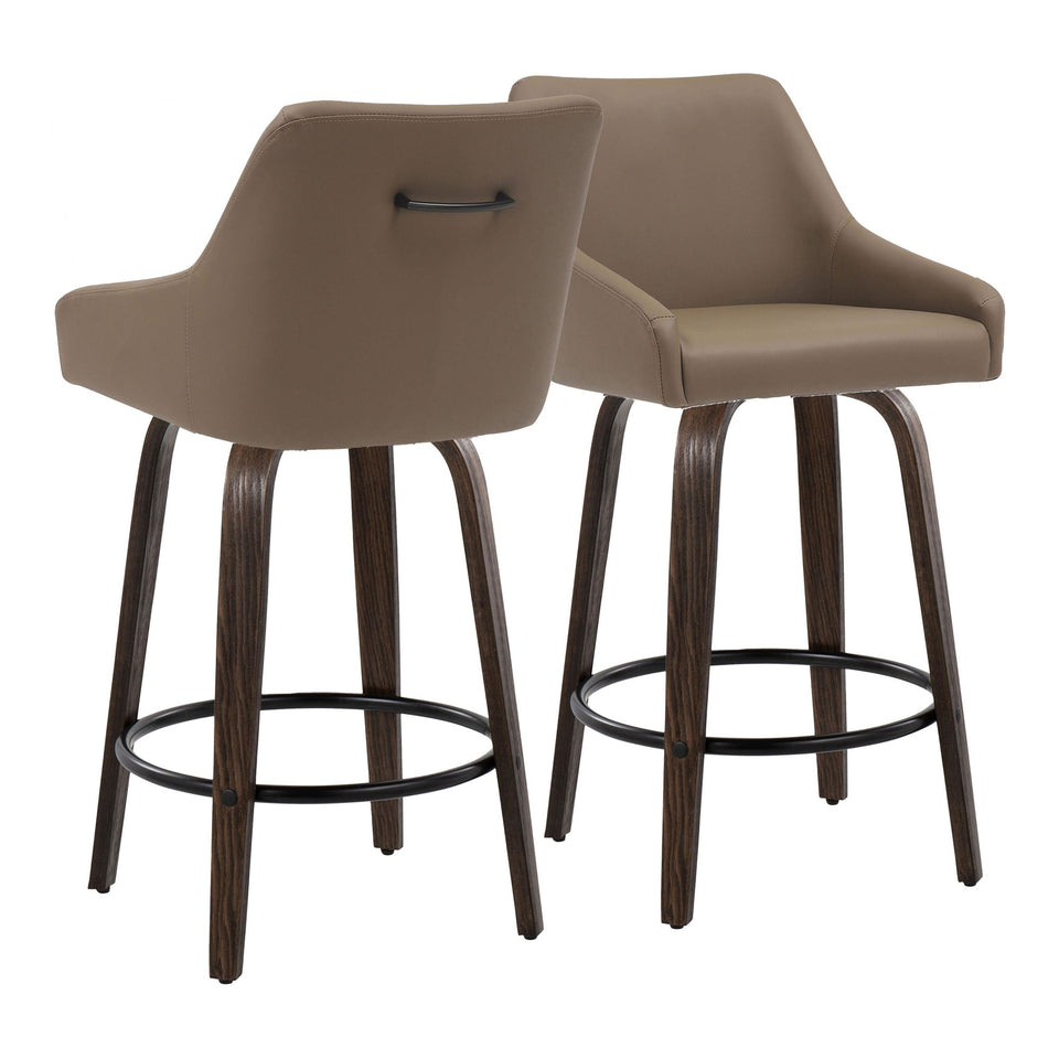 Hannah 26" Fixed-Height Counter Stool - Set of 2