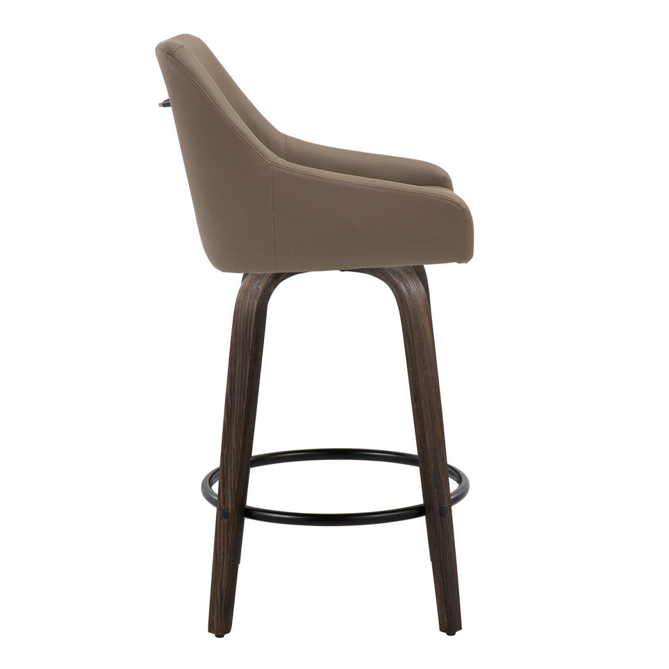 Hannah 26" Fixed-Height Counter Stool - Set of 2