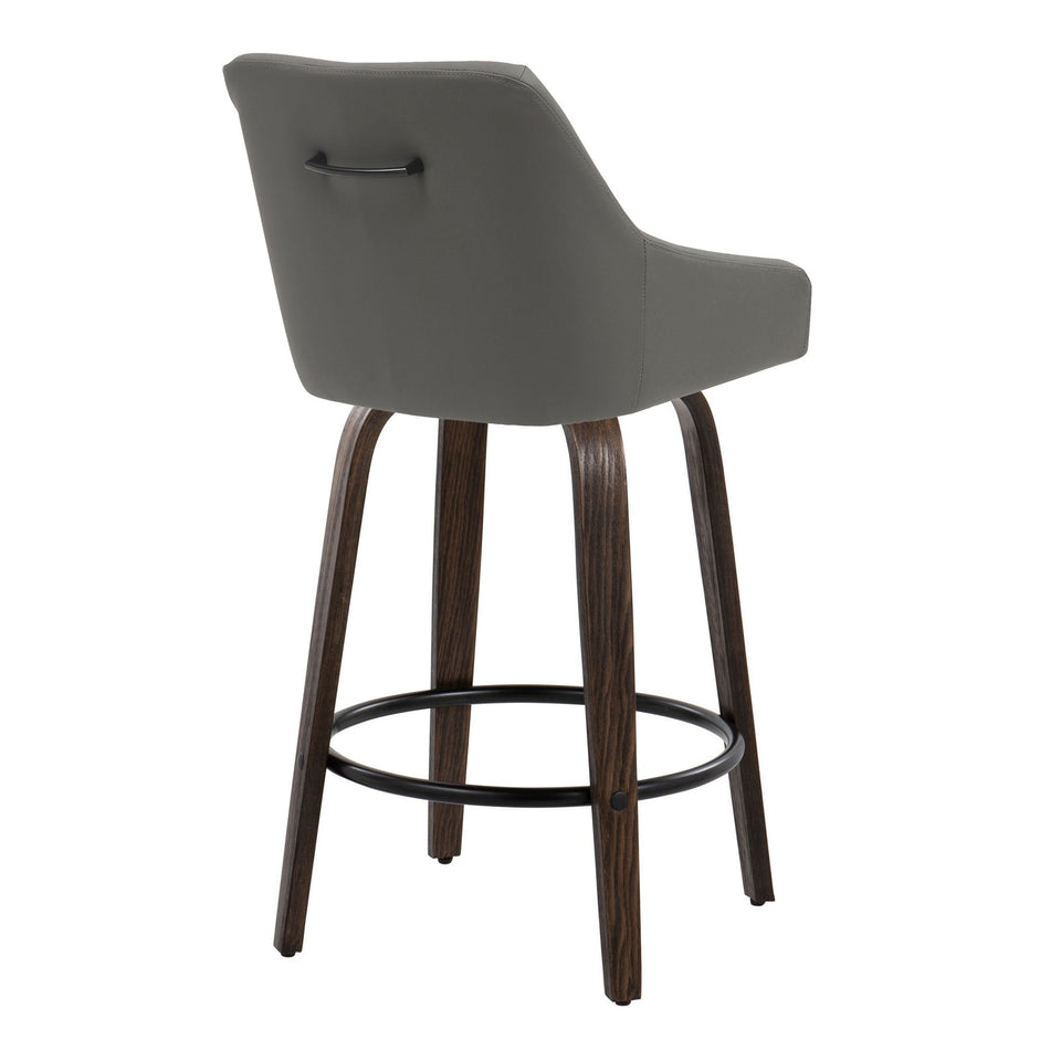 Hannah 26" Fixed-Height Counter Stool - Set of 2