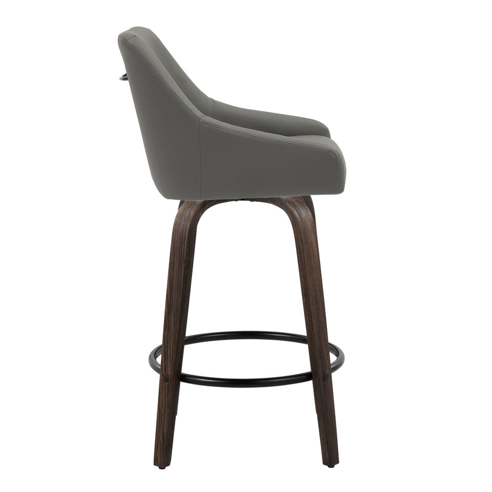 Hannah 26" Fixed-Height Counter Stool - Set of 2