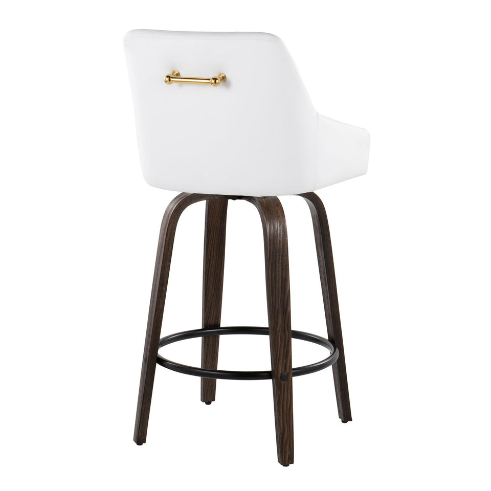 Hannah 26" Fixed-Height Counter Stool - Set of 2