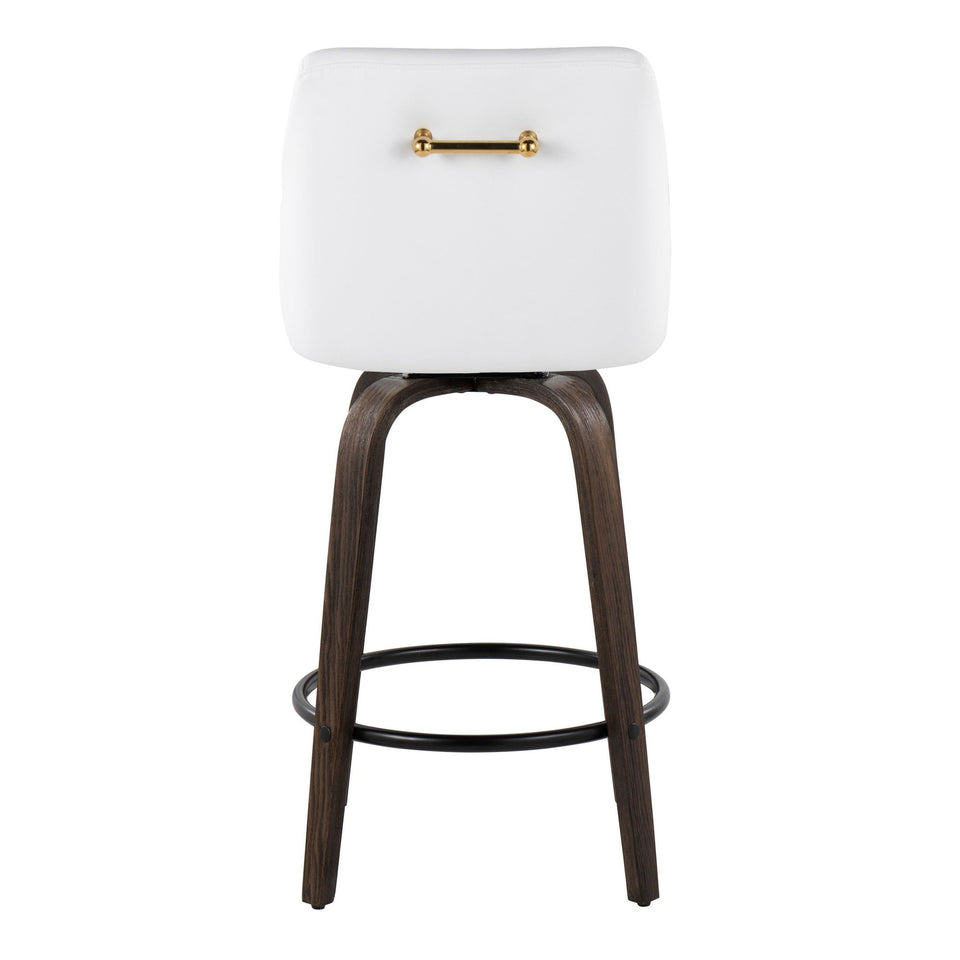Hannah 26" Fixed-Height Counter Stool - Set of 2