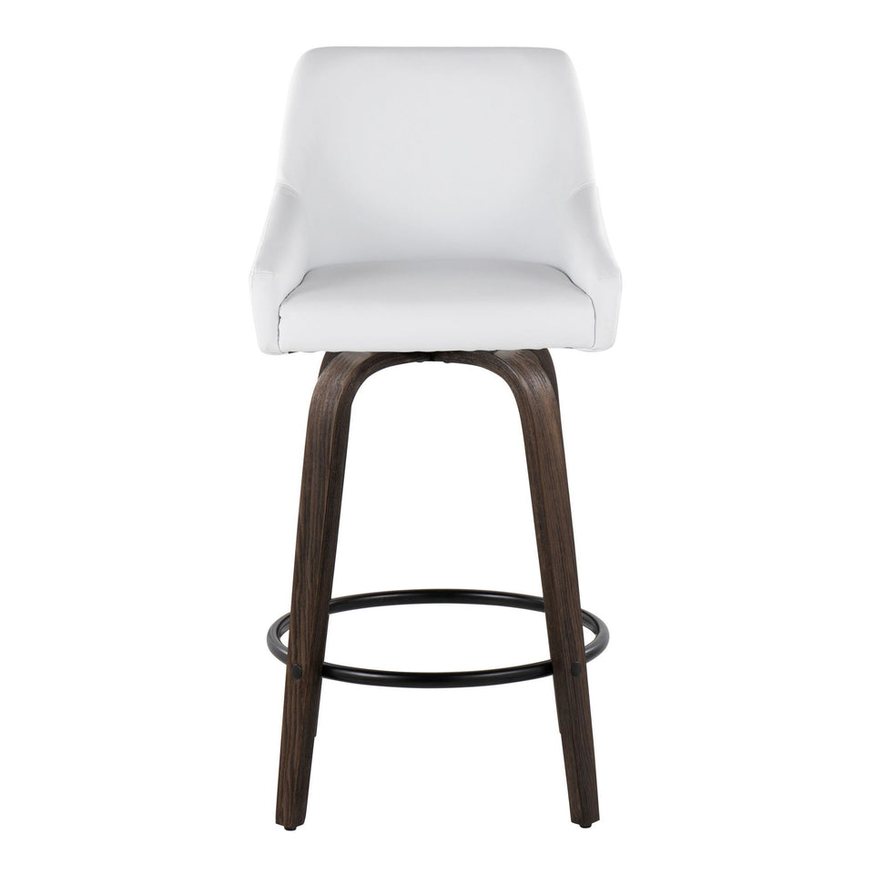 Hannah 26" Fixed-Height Counter Stool - Set of 2