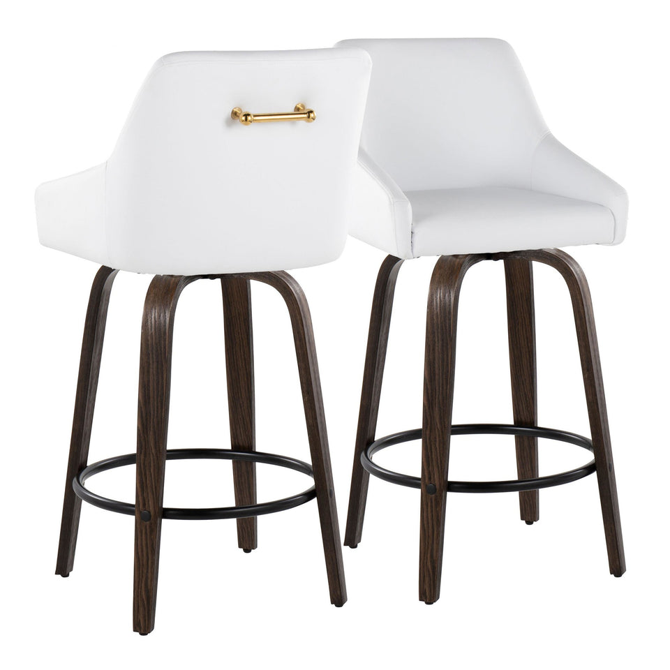 Hannah 26" Fixed-Height Counter Stool - Set of 2