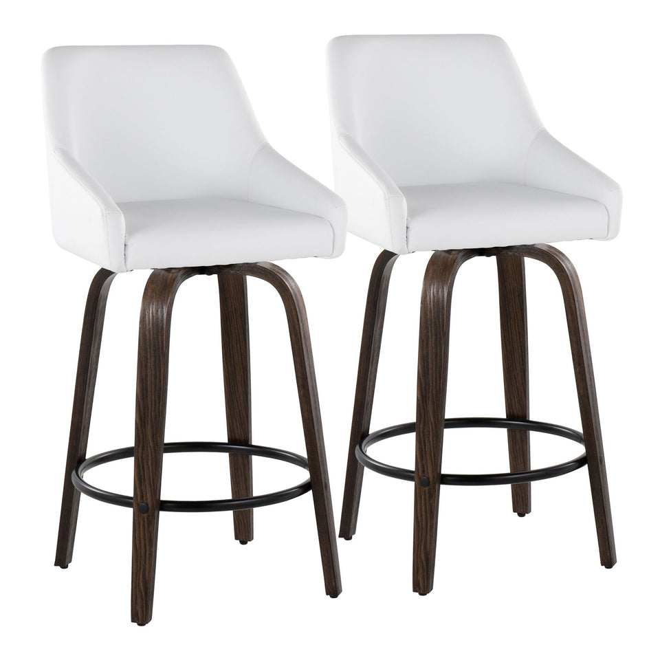 Hannah 26" Fixed-Height Counter Stool - Set of 2