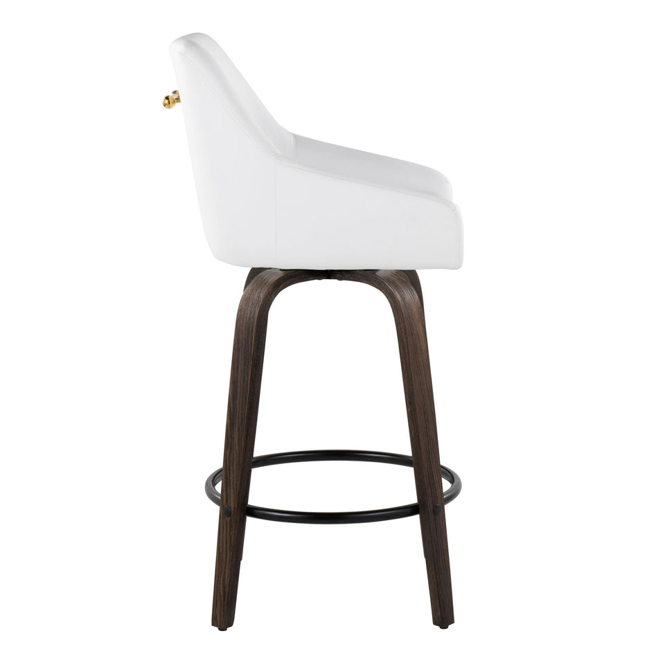 Hannah 26" Fixed-Height Counter Stool - Set of 2