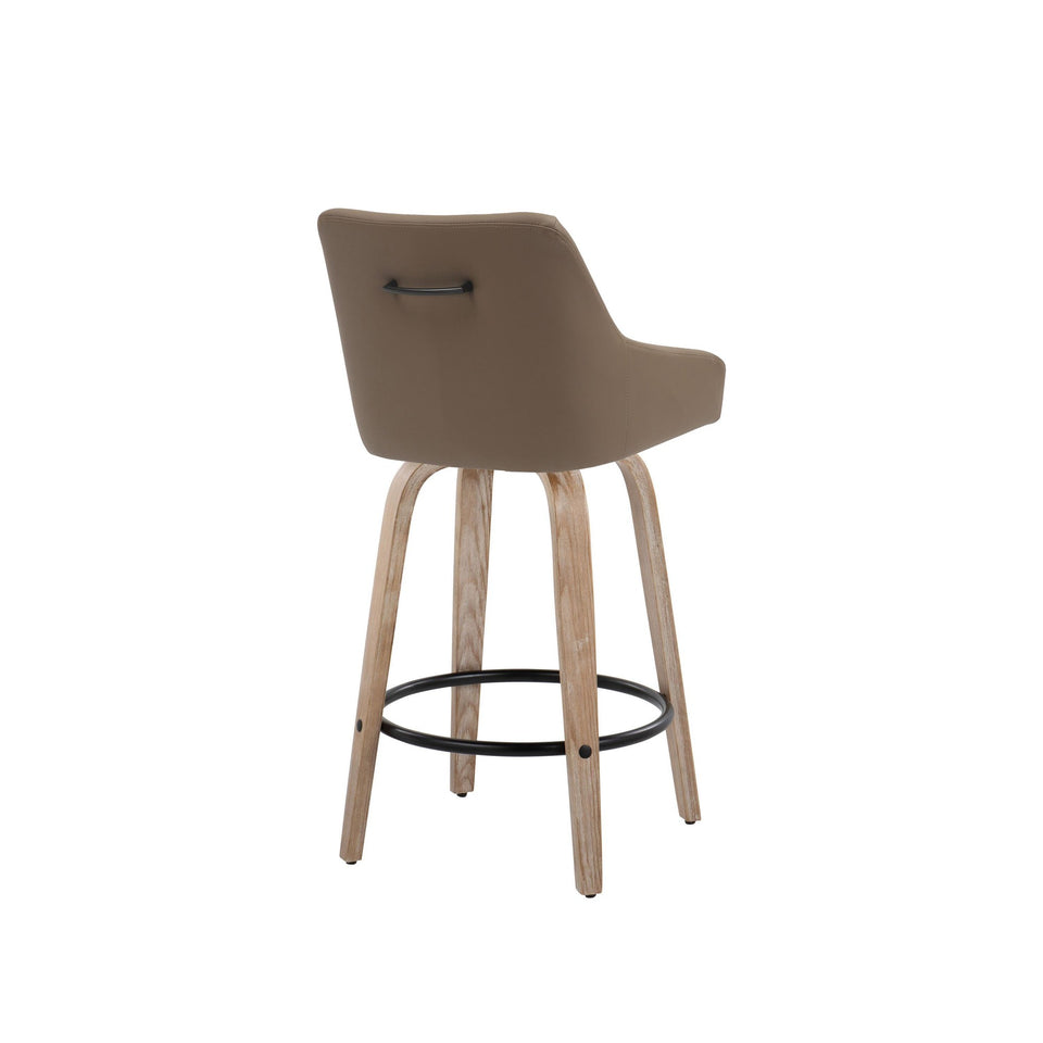 Hannah 26" Fixed-Height Counter Stool - Set of 2