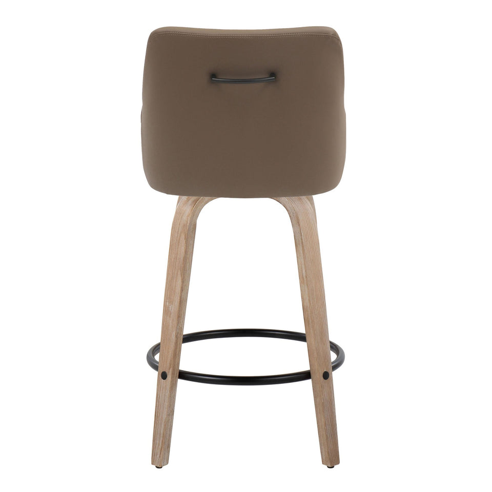 Hannah 26" Fixed-Height Counter Stool - Set of 2