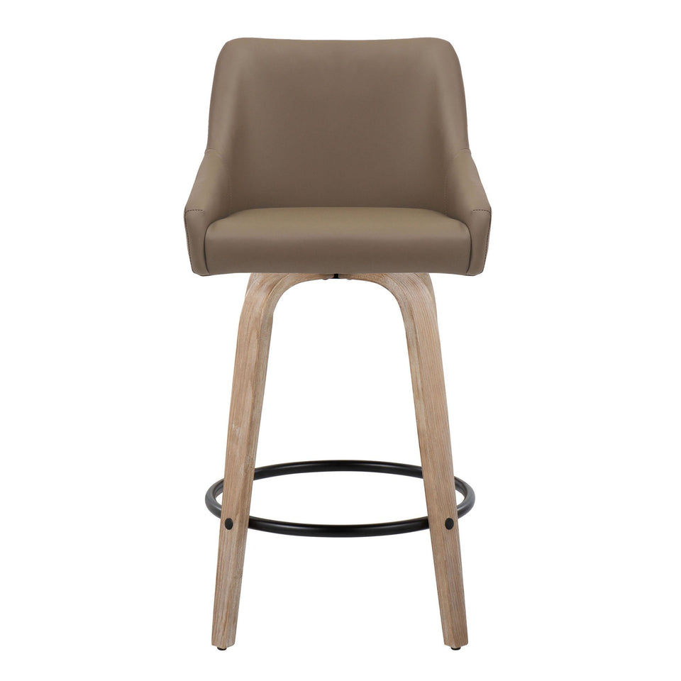 Hannah 26" Fixed-Height Counter Stool - Set of 2