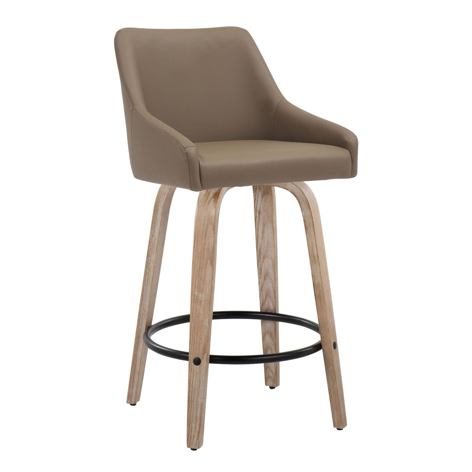 Hannah 26" Fixed-Height Counter Stool - Set of 2