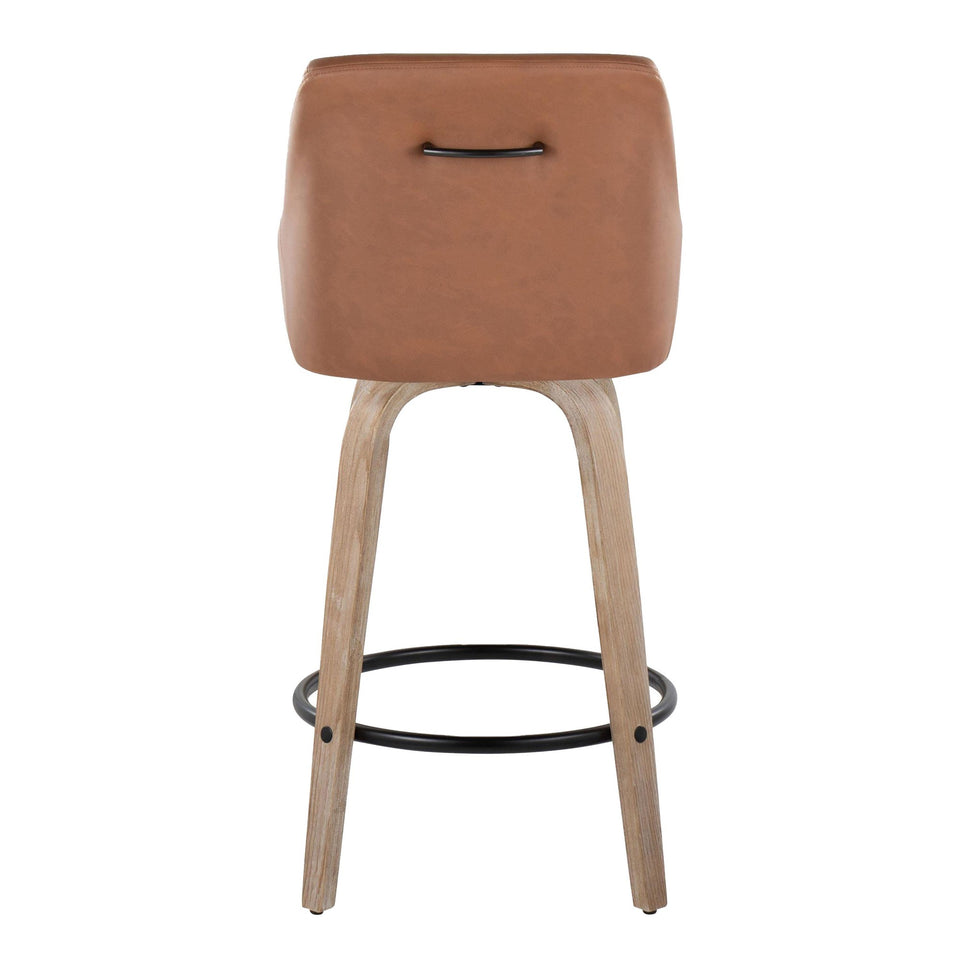 Hannah 26" Fixed-Height Counter Stool - Set of 2
