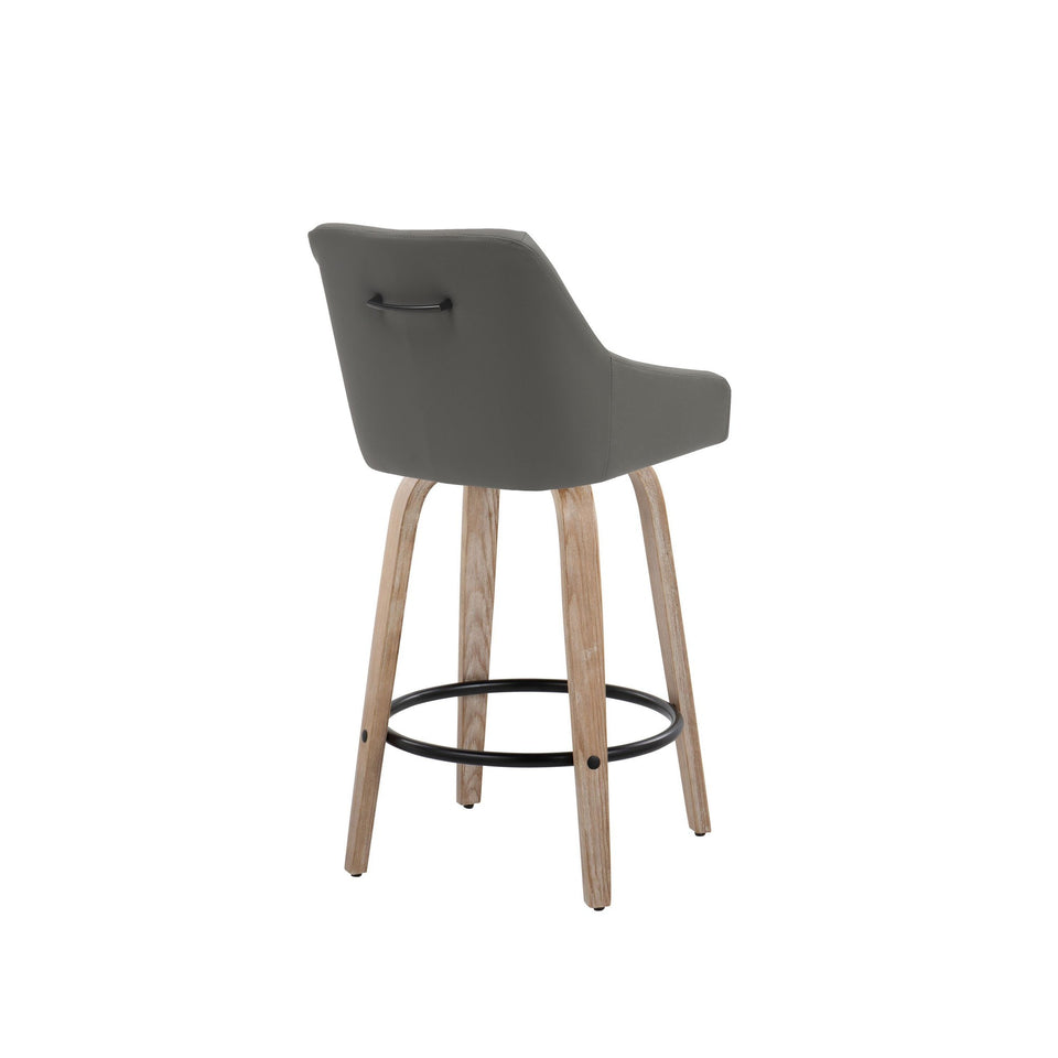 Hannah 26" Fixed-Height Counter Stool - Set of 2