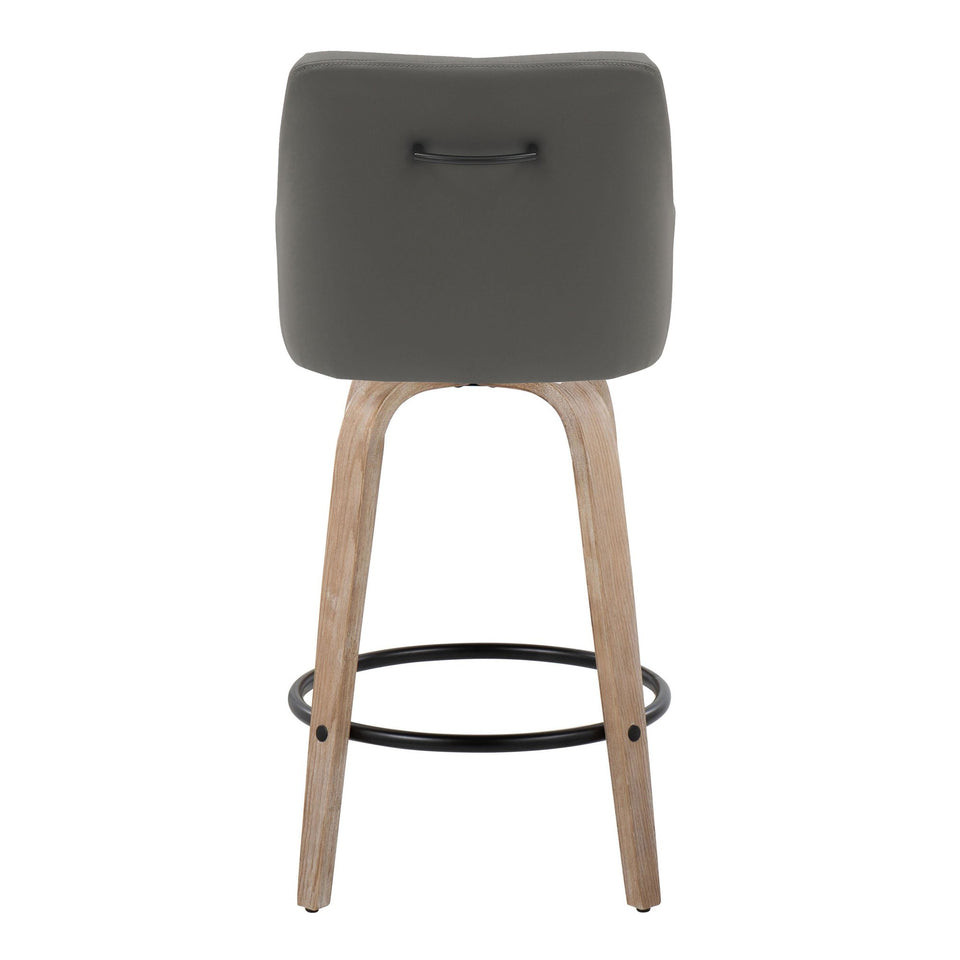 Hannah 26" Fixed-Height Counter Stool - Set of 2