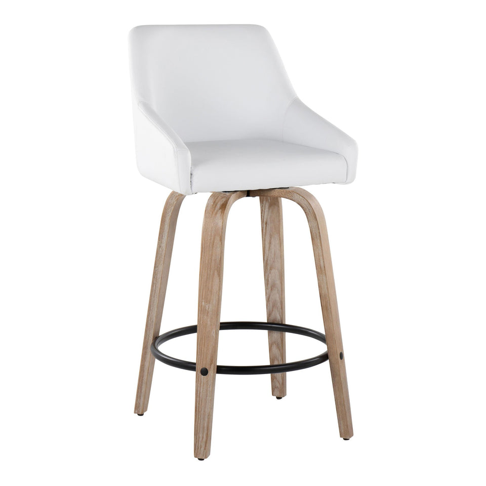Hannah 26" Fixed-Height Counter Stool - Set of 2