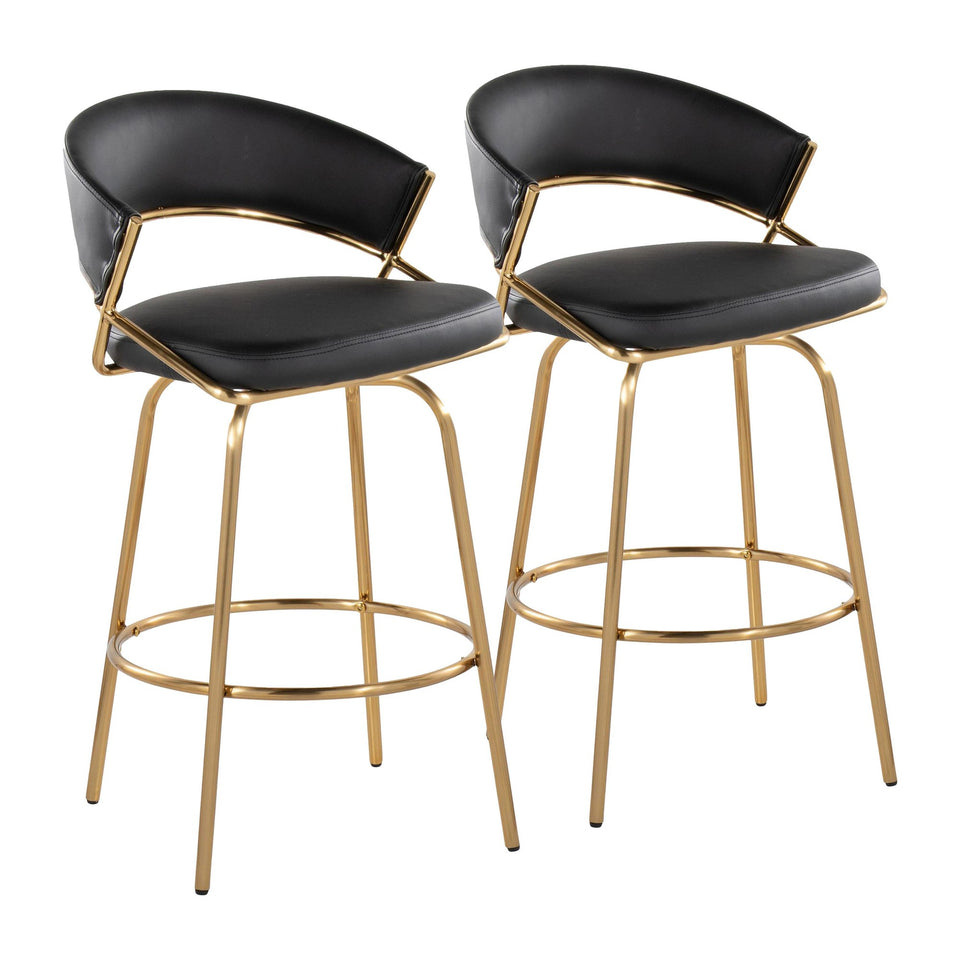 Jie Fixed-Height Counter Stool - Set of 2