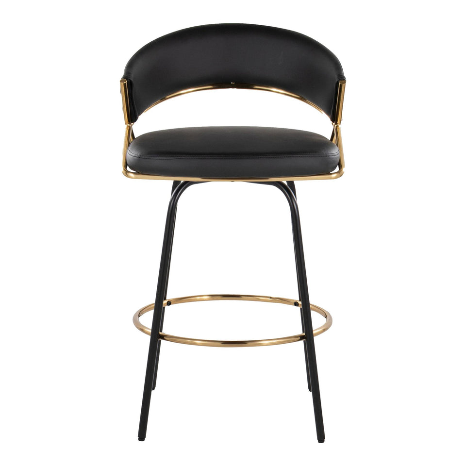 Jie 26" Fixed-Height Counter Stool - Set of 2
