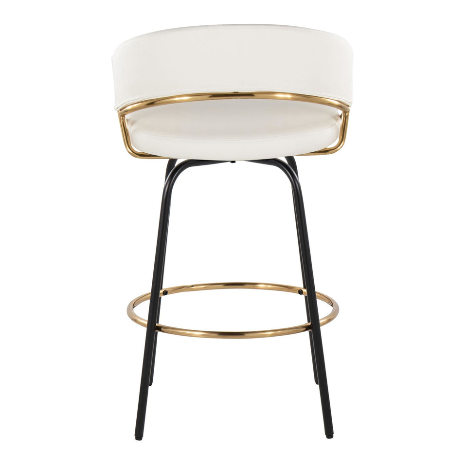 Jie 26" Fixed-Height Counter Stool - Set of 2