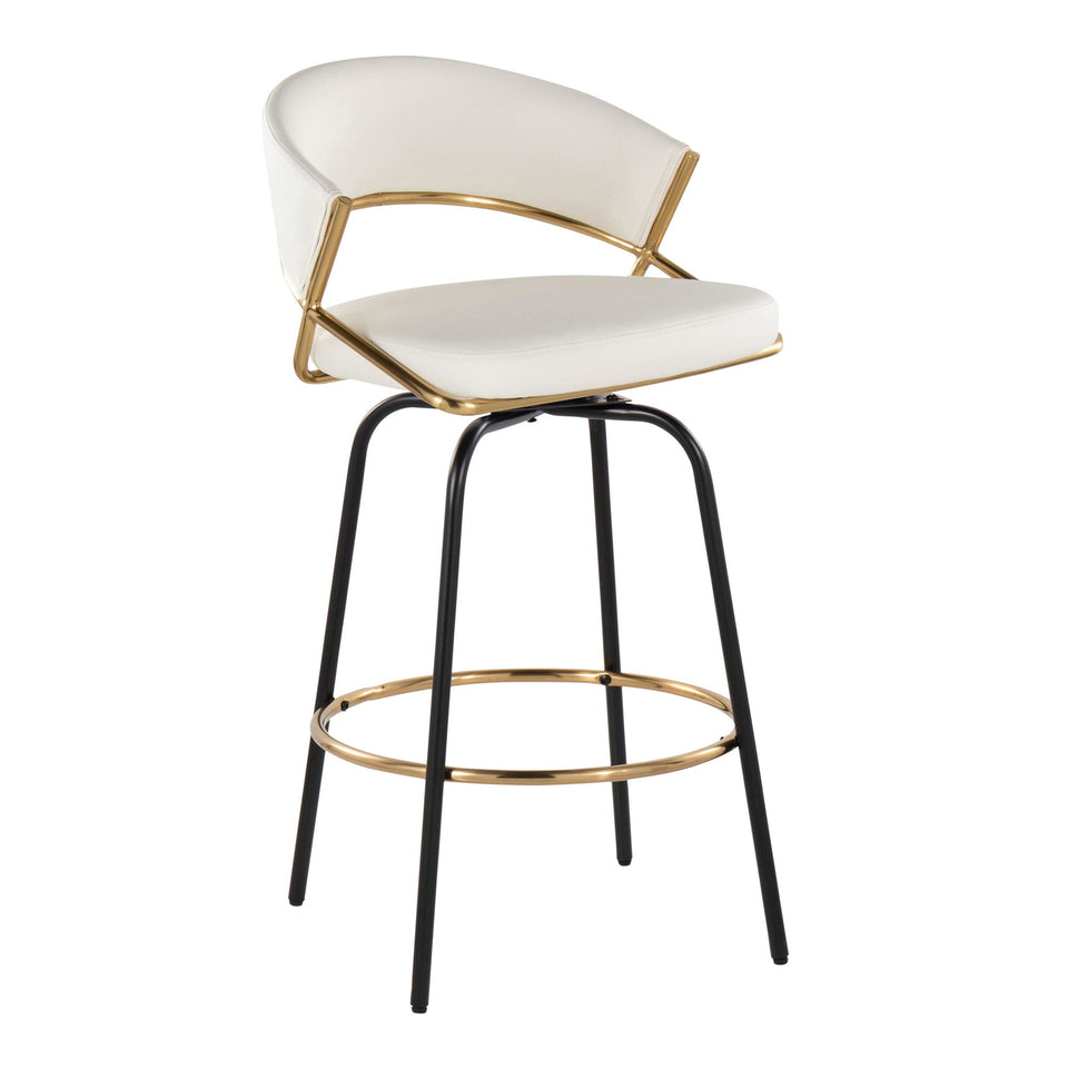 Jie 26" Fixed-Height Counter Stool - Set of 2