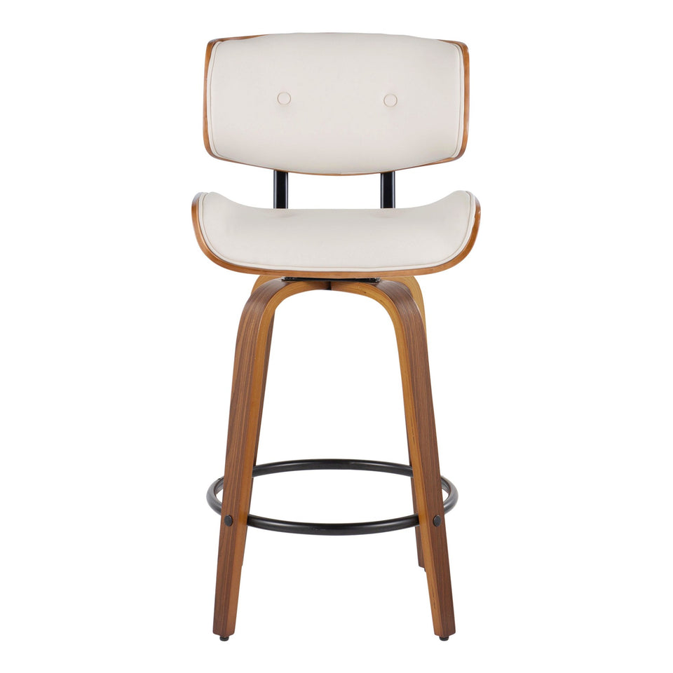 Lombardi 26" Fixed-Height Counter Stool - Set of 2