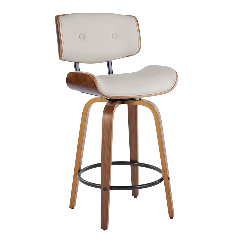 Lombardi 26" Fixed-Height Counter Stool - Set of 2