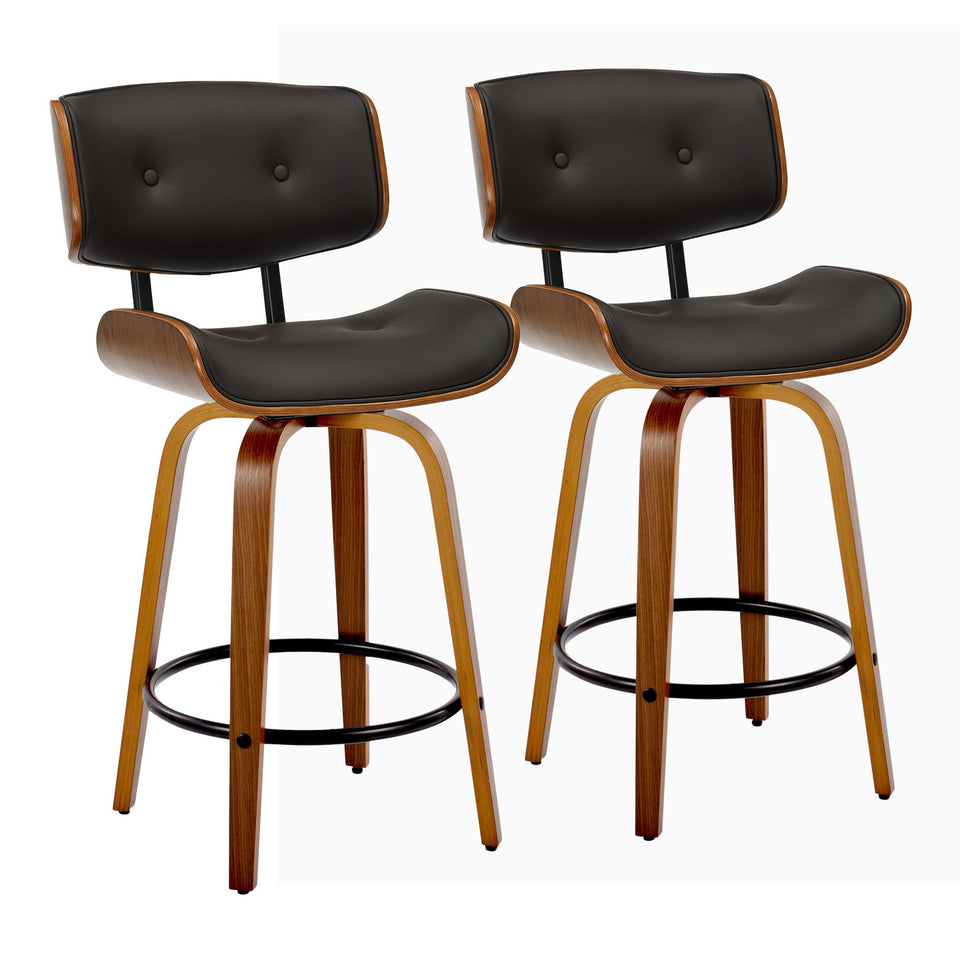 Lombardi 26" Fixed-Height Counter Stool - Set of 2