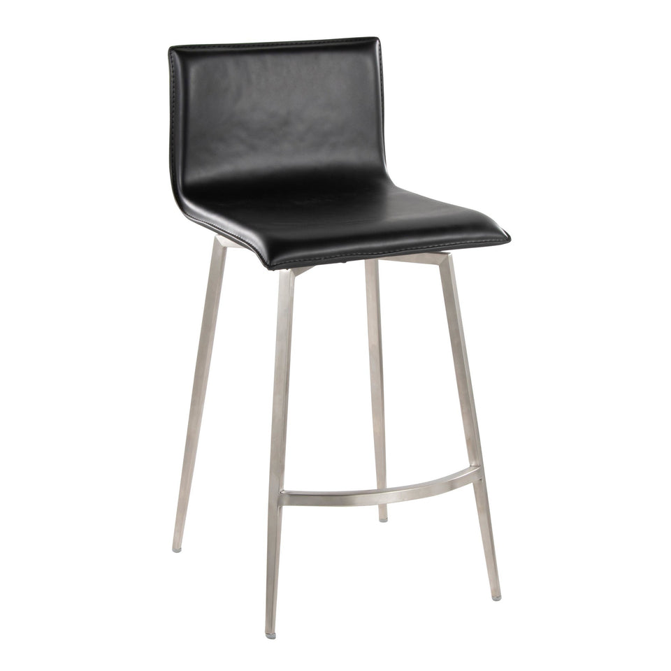 Mara Upholstered 26" Fixed-Height Counter Stool - Set of 2