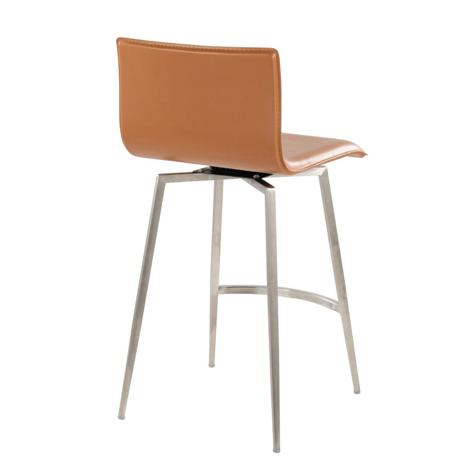 Mara Upholstered 26" Fixed-Height Counter Stool - Set of 2