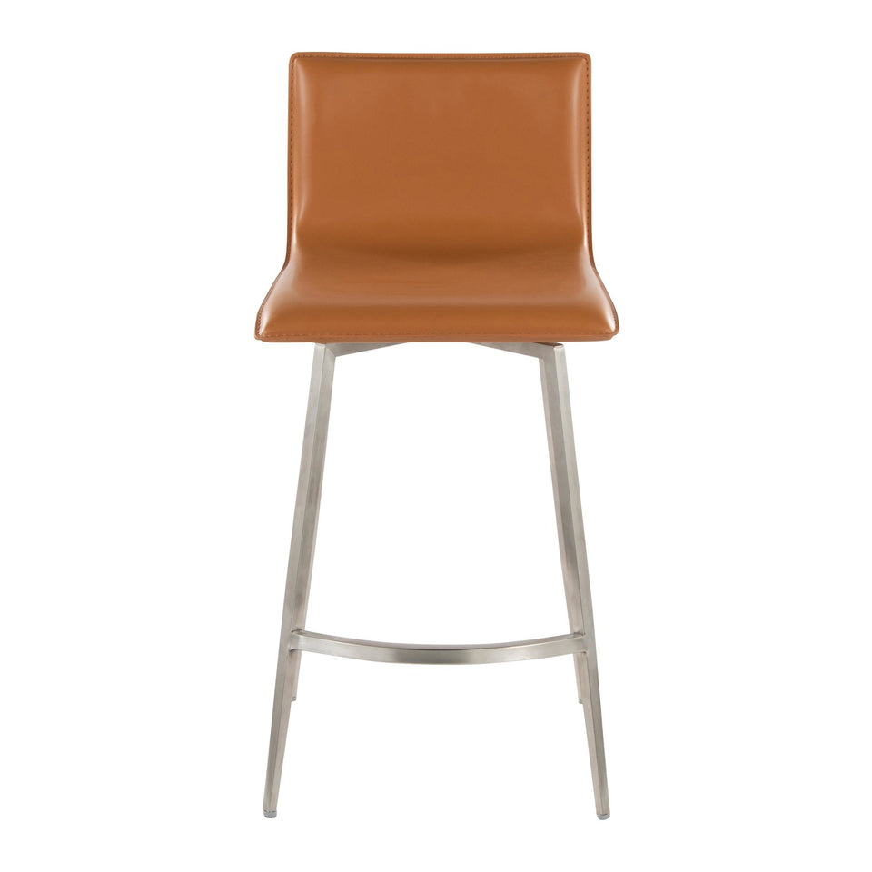 Mara Upholstered 26" Fixed-Height Counter Stool - Set of 2