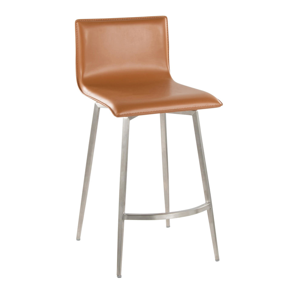 Mara Upholstered 26" Fixed-Height Counter Stool - Set of 2