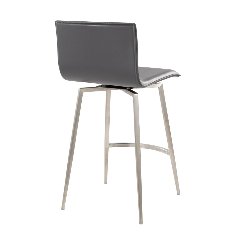 Mara Upholstered 26" Fixed-Height Counter Stool - Set of 2