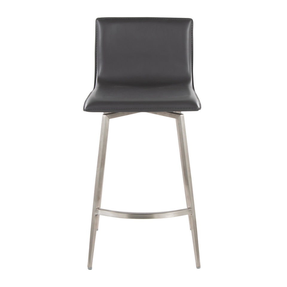 Mara Upholstered 26" Fixed-Height Counter Stool - Set of 2