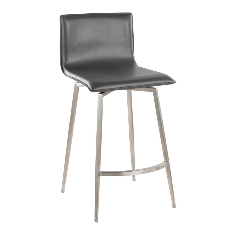 Mara Upholstered 26" Fixed-Height Counter Stool - Set of 2