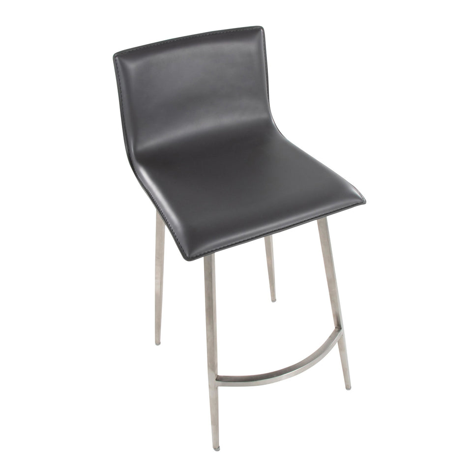 Mara Upholstered 26" Fixed-Height Counter Stool - Set of 2
