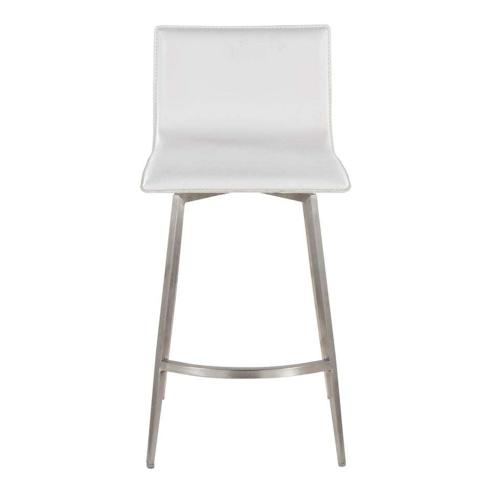 Mara Upholstered 26" Fixed-Height Counter Stool - Set of 2