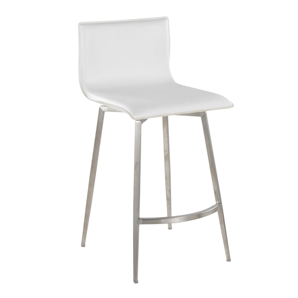 Mara Upholstered 26" Fixed-Height Counter Stool - Set of 2