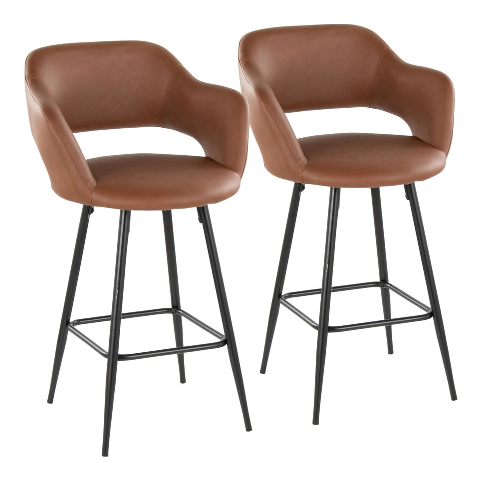 Margarite 25" Fixed-Height Counter Stool - Set of 2