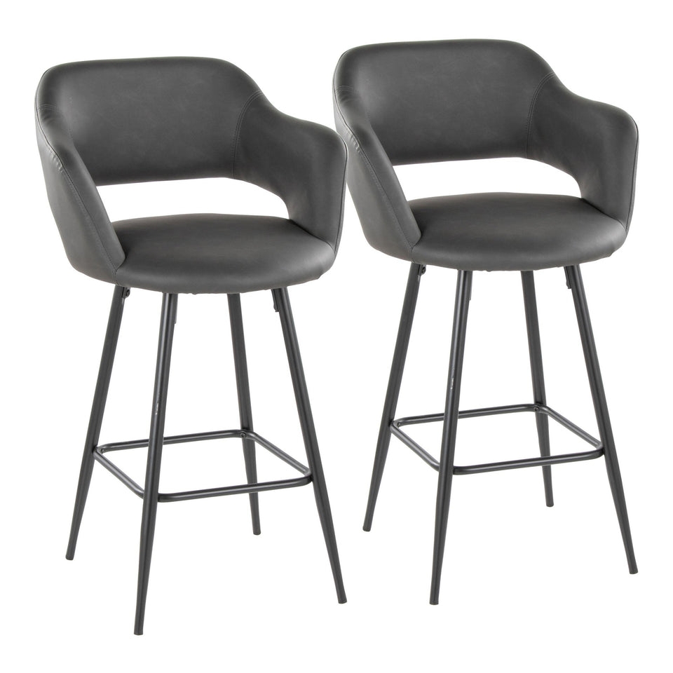 Margarite 25" Fixed-Height Counter Stool - Set of 2