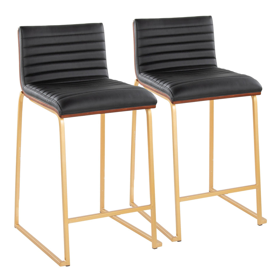 Mason Mara 26" Fixed-Height Counter Stool - Set of 2