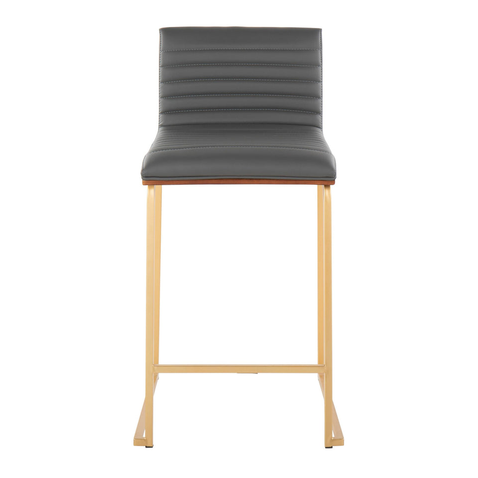 Mason Mara 26" Fixed-Height Counter Stool - Set of 2