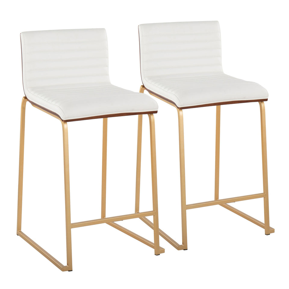 Mason Mara 26" Fixed-Height Counter Stool - Set of 2