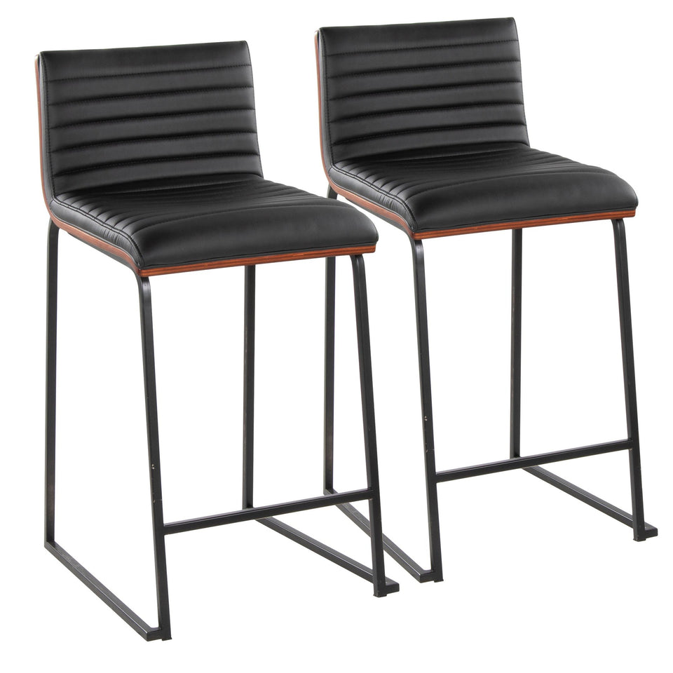 Mason Mara 26" Fixed-Height Counter Stool - Set of 2