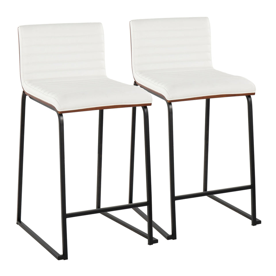 Mason Mara 26" Fixed-Height Counter Stool - Set of 2