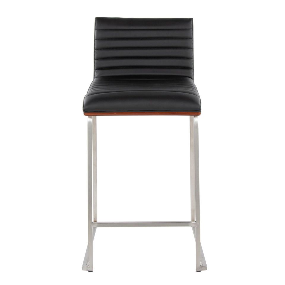 Mason Mara 26" Fixed-Height Counter Stool - Set of 2